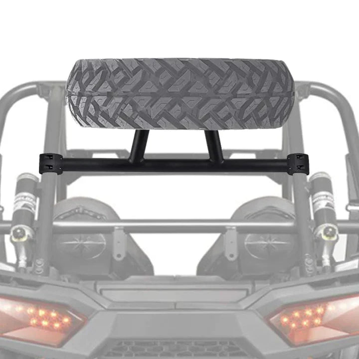 Photo of Spare Tire Carrier Mount & Lower Half Door Inserts Panels for Polaris RZR by Kemimoto - Premium for UTVs / Side by Sides