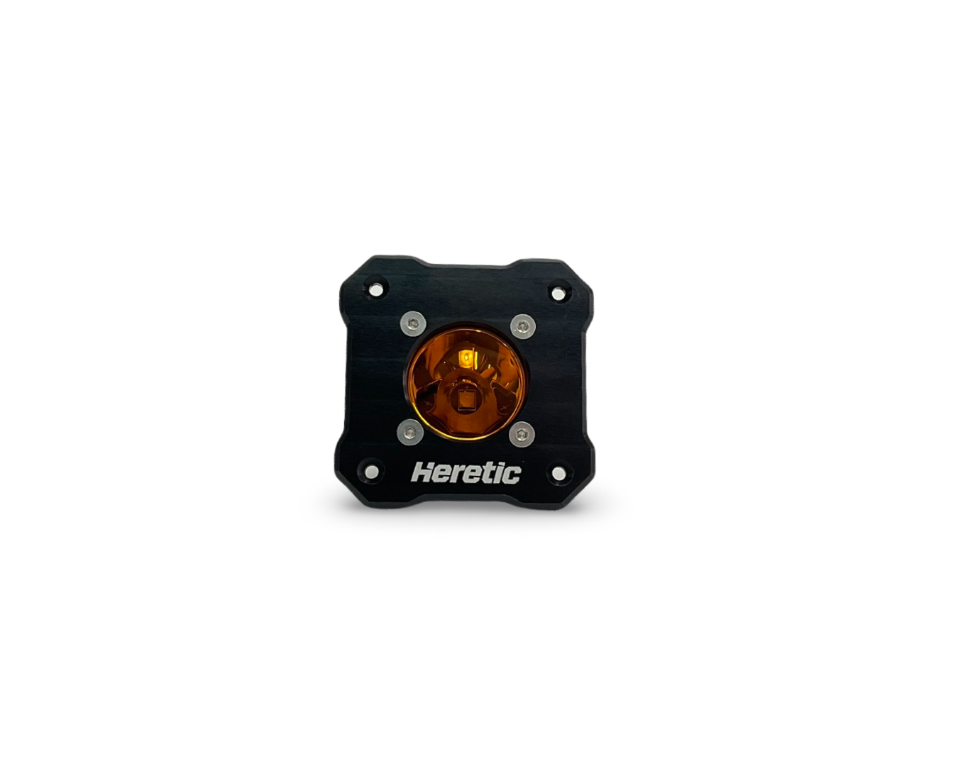 Photo of BA-1R Amber Flush Mount LED Pod Light Pair Pack by Heretic Studio Dealer Portal - Premium for UTVs / Side by Sides