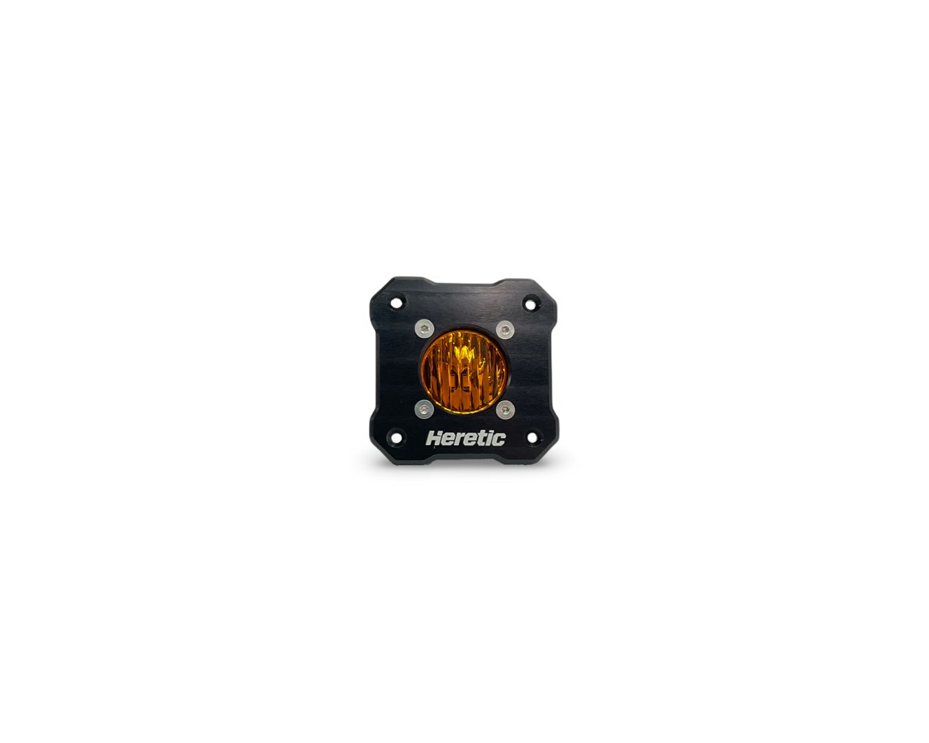 Photo of BA-1R Amber Flush Mount LED Pod Light by Heretic Studio Dealer Portal - Premium for UTVs / Side by Sides