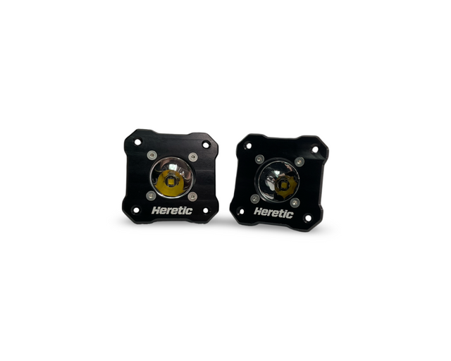 Photo of BA-1R Flush Mount LED Pod Light Pair Pack by Heretic Studio Dealer Portal - Premium for UTVs / Side by Sides