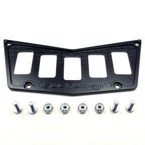 50 Caliber Racing 5 Switch Dash Panel Black - RZR 570, 800, XP 900