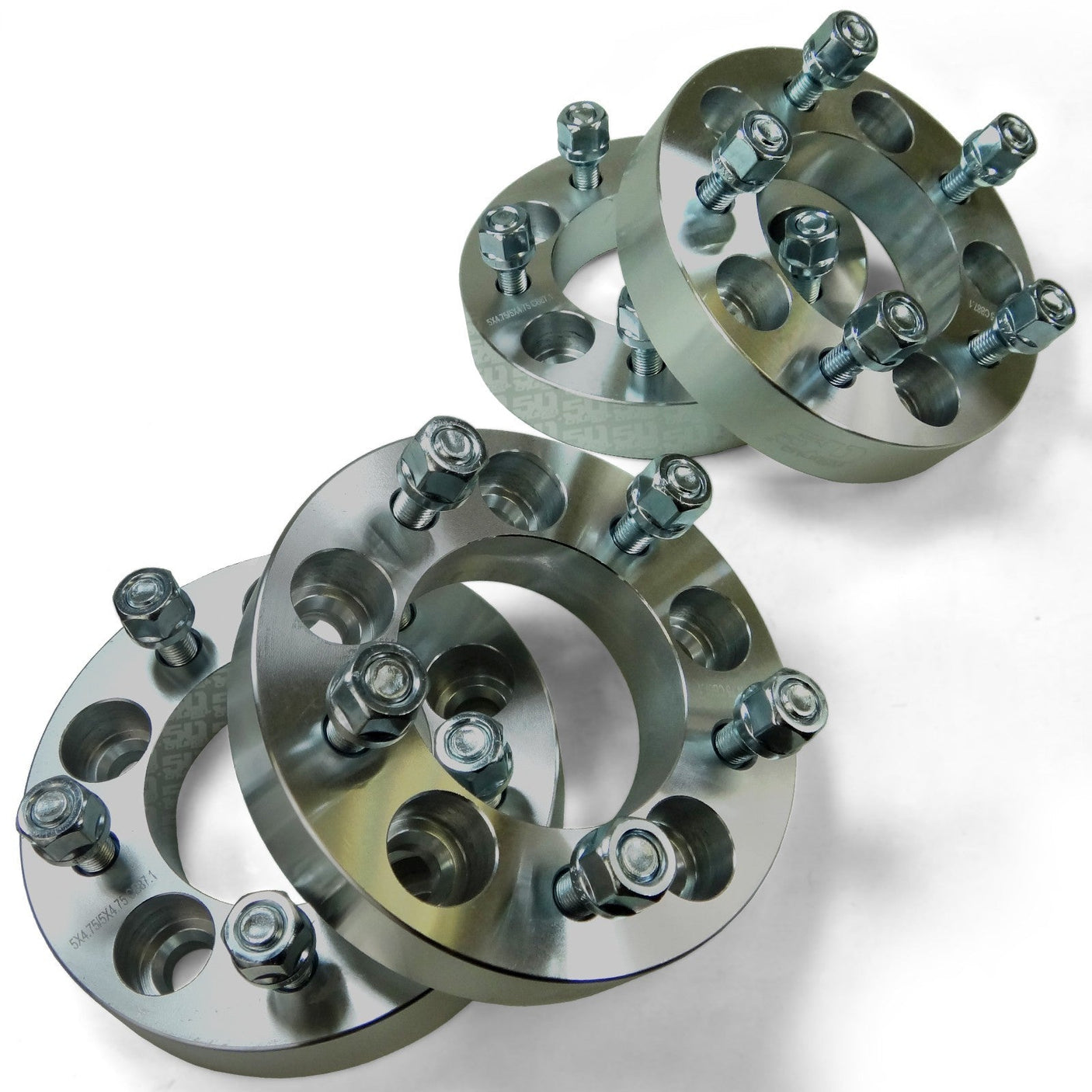 50 Caliber Racing 5x4.75 Inch Wheel Spacer 12x1.5mm Studs