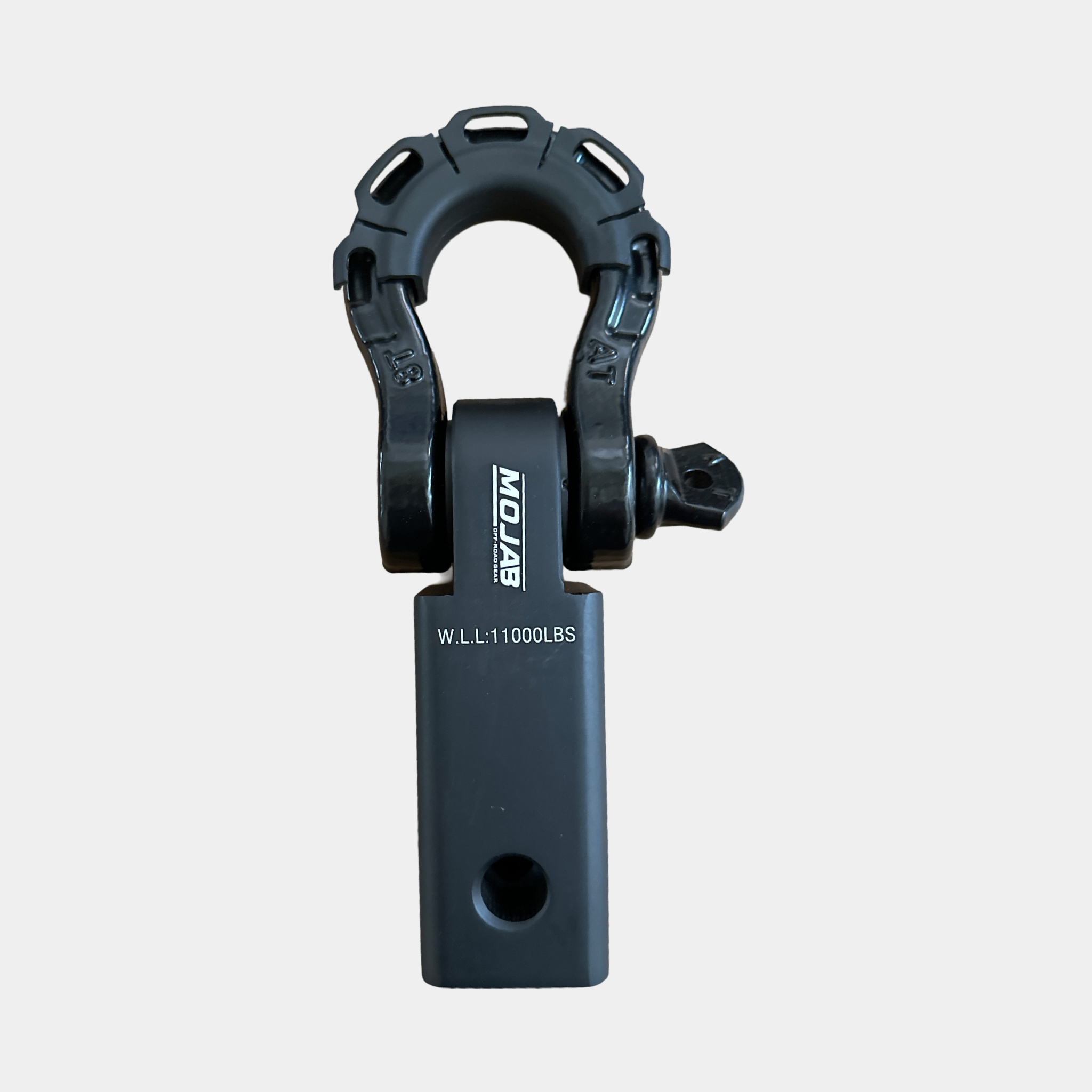 Photo of 2'' Aluminum Hitch Receiver with Steel D-Shackle (LIFETIME WARRANTY) by MOJAB OFFROAD - Premium for UTVs / Side by Sides