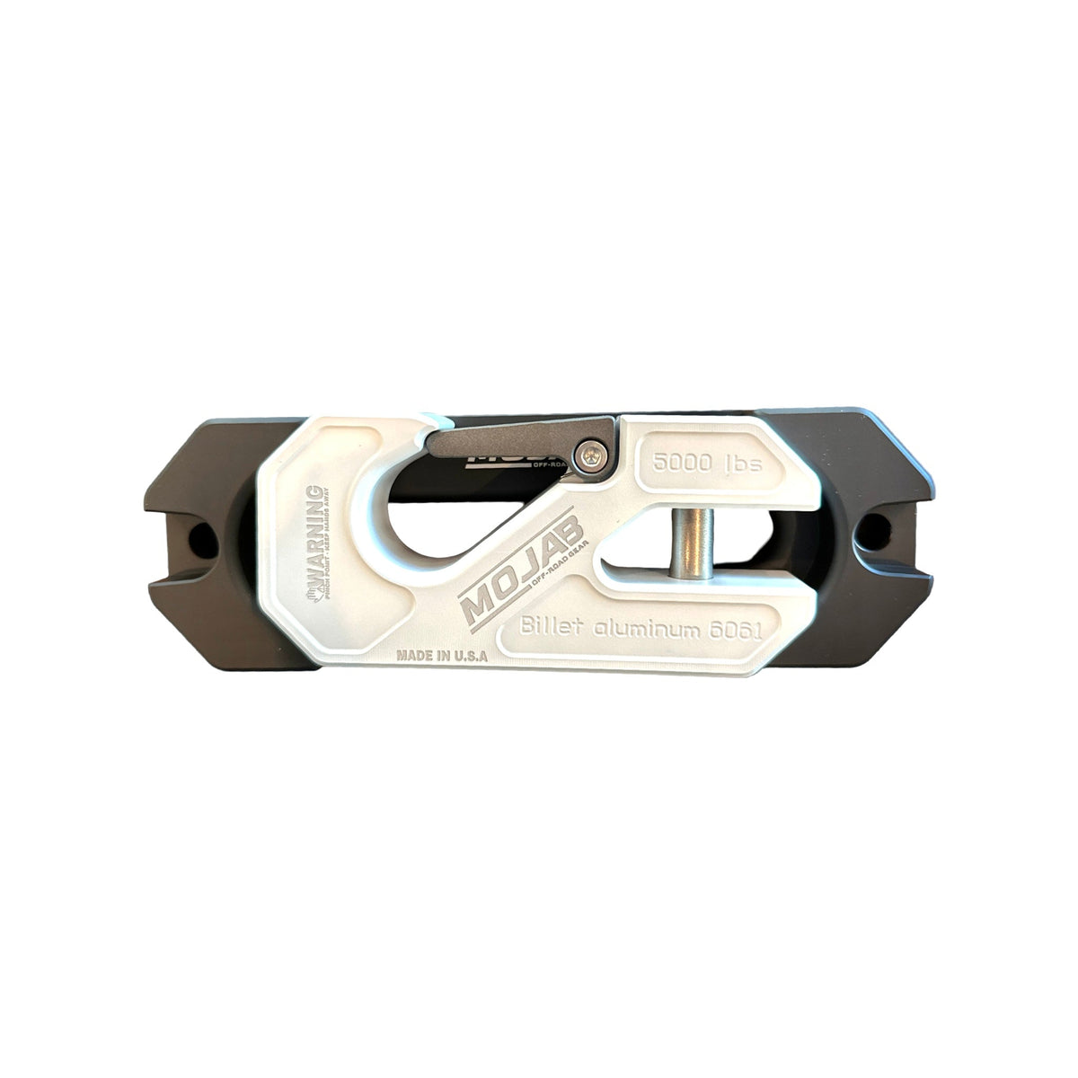 Photo of Side By Side / UTV Aluminum Recessed Winch Shackle with Fairlead Kit, closed latch (LIFE TIME WARRANTY*) by MOJAB OFFROAD - Premium Winches & Winch Mounts for UTVs / Side by Sides