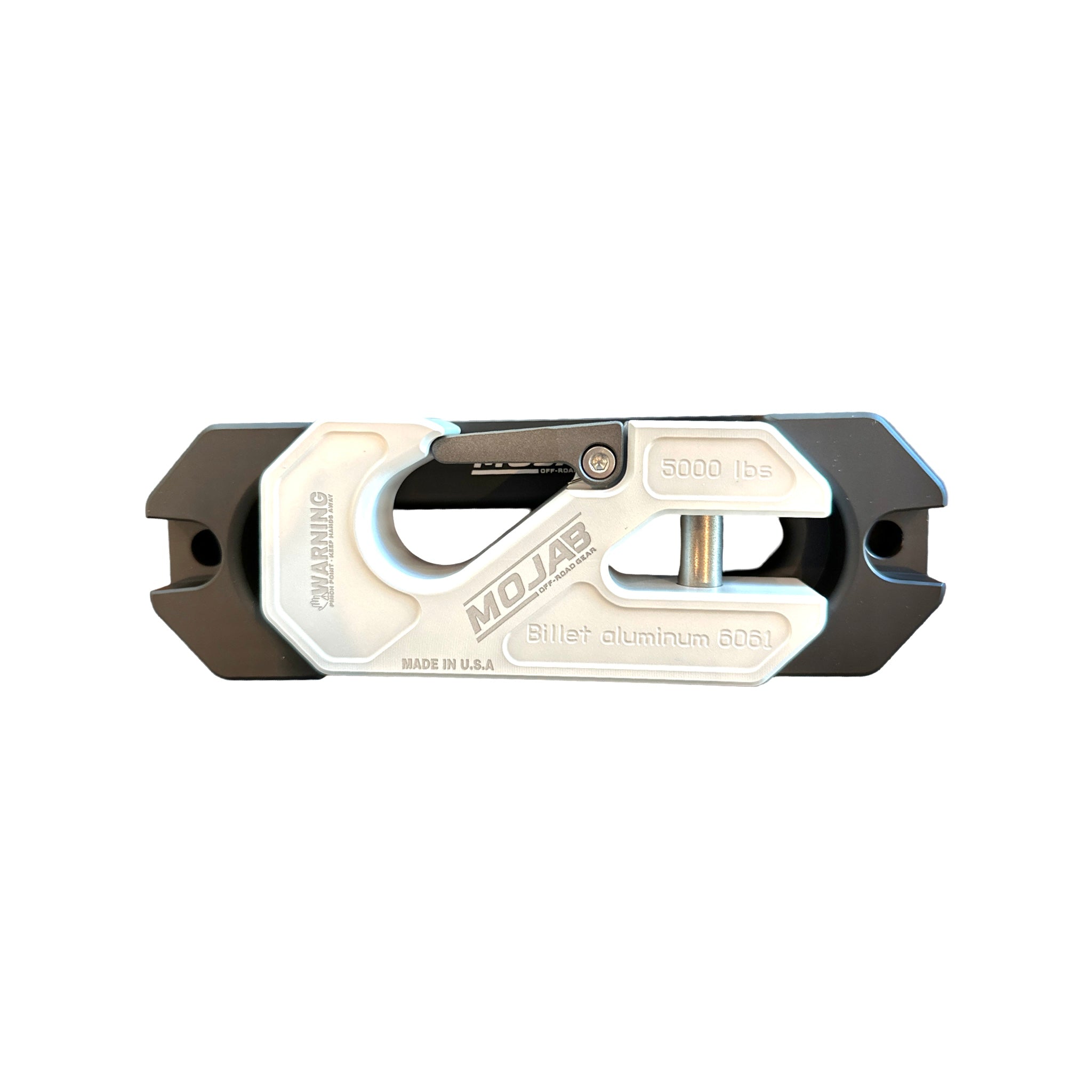 Photo of Side By Side / UTV Aluminum Recessed Winch Shackle with Fairlead Kit, closed latch (LIFE TIME WARRANTY*) by MOJAB OFFROAD - Premium Winches & Winch Mounts for UTVs / Side by Sides