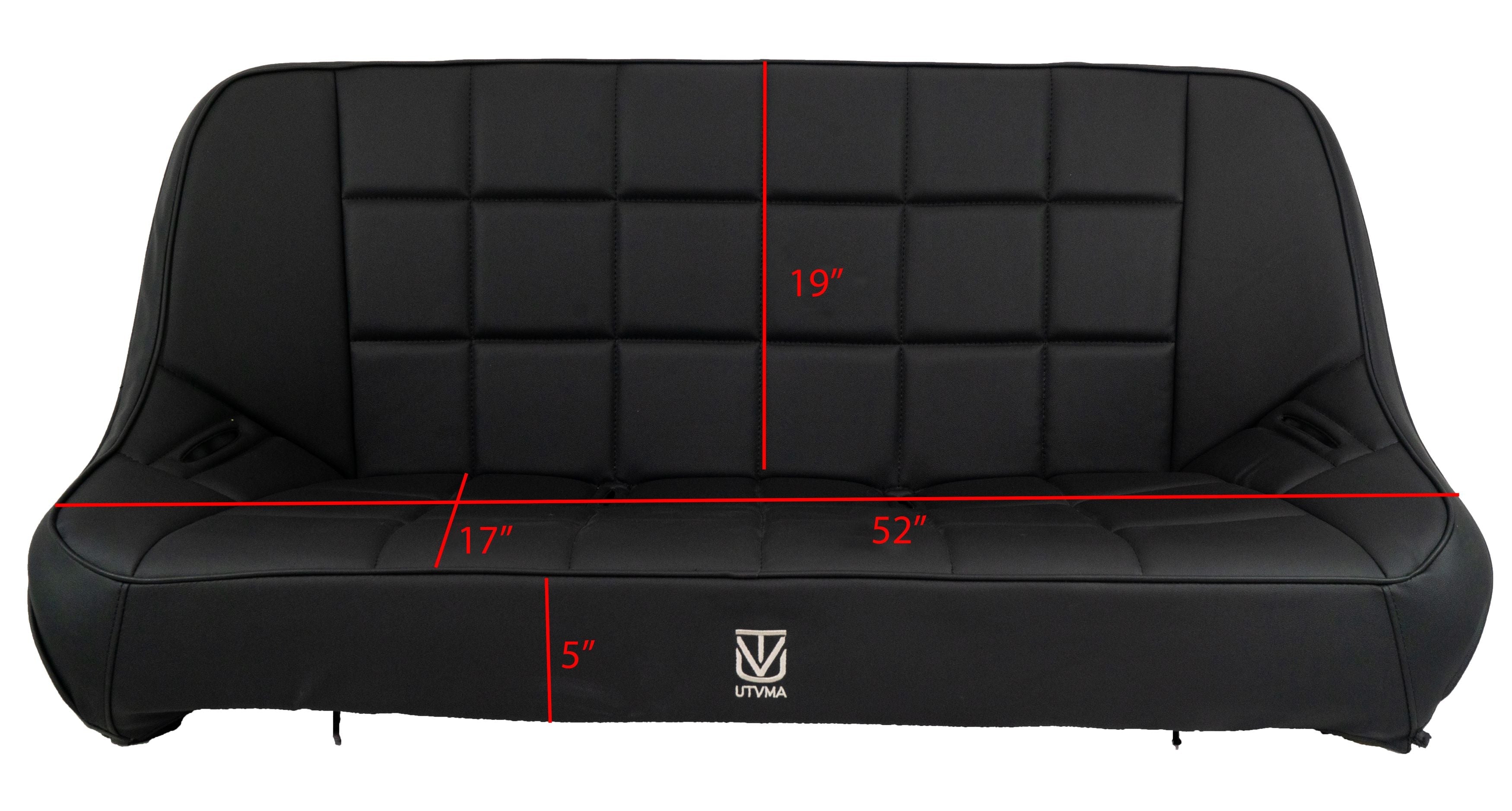 Photo of 52" Universal Bench Seat by UTV Mountain Accessories - Premium Bench Seat for UTVs / Side by Sides
