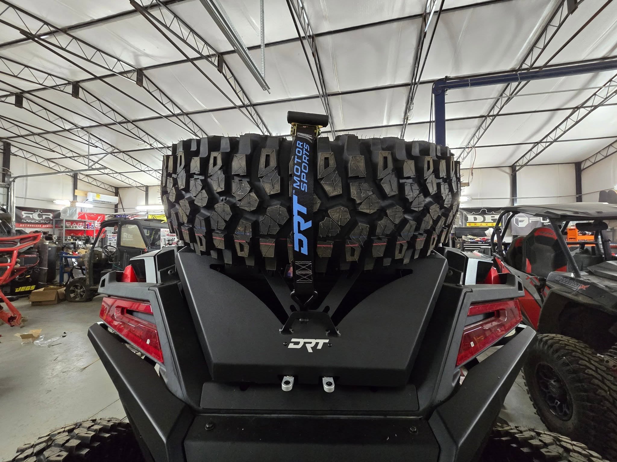 2020+ Polaris RZR Pro XP / Pro R / Turbo R Tire Carrier & Adventure Rack by DRT Motorsports