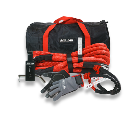 Photo of Prime Recovery Kit (5 items +4 Storage bags + 1 Velcro Tape) *Lifetime Warranty by MOJAB OFFROAD - Premium for UTVs / Side by Sides