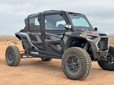 Photo of POLARIS RZR Turbo S 4-SEAT Cab Enclosure "THE VAULT" Upper Side Doors & Panels (Patent Pending) by Dirt Warrior Accessories - Premium VAULT for UTVs / Side by Sides