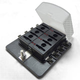 50 Caliber Racing 8 Way Standard LED Circuit Blade Fuse Box