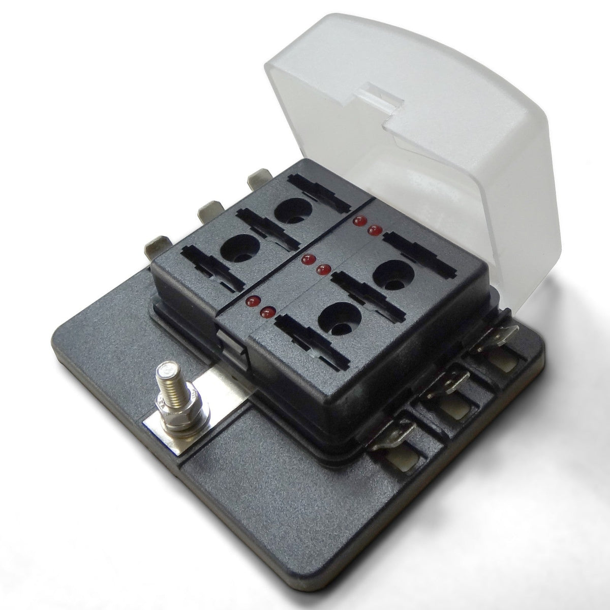 50 Caliber Racing 12v 6 Piece Fuse power block aka power panel
