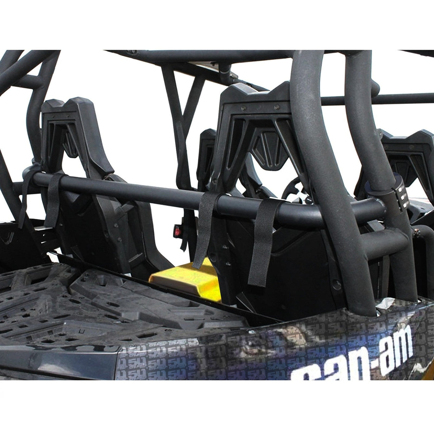 50 Caliber Racing Clamp-On Roll Cage Harness Bar for 2014 Can-Am Maverick MAX 4-Seater