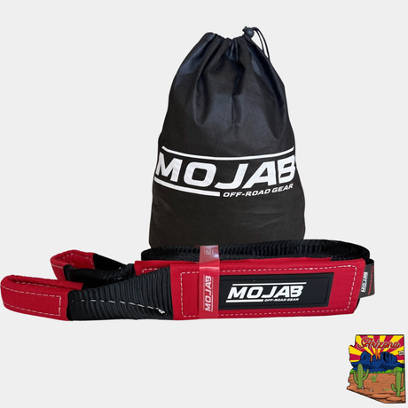 Photo of 3'' x 8' Tree Saver / Tow strap / Winch strap (Lifetime Warranty) by MOJAB OFFROAD - Premium Tow Strap for UTVs / Side by Sides