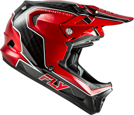 Photo of WERX-R FLOW CARBON HELMET BLACK CARBON/RED LG by FLY RACING - Premium Helmets for UTVs / Side by Sides