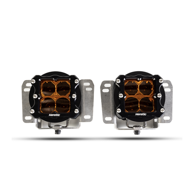 Photo of Jeep Gladiator Rubicon LED Fog Light Kit (2018+) - Plastic Bumper by Heretic Studio Dealer Portal - Premium for UTVs / Side by Sides