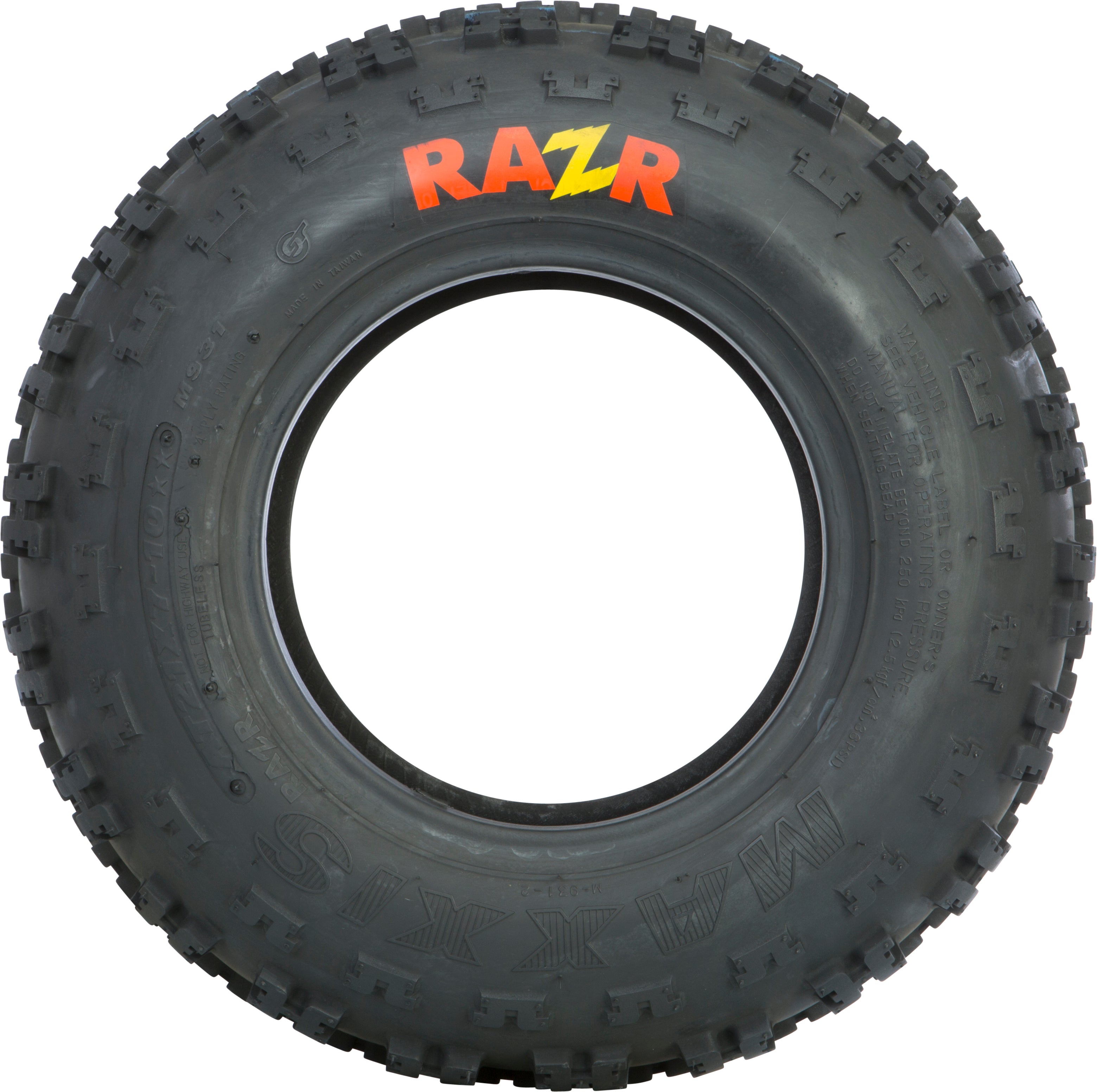 Photo of MAXXIS TIRE RAZR FRONT 21X7-10 LR205 BIAS by MAXXIS - Premium Tires for UTVs / Side by Sides