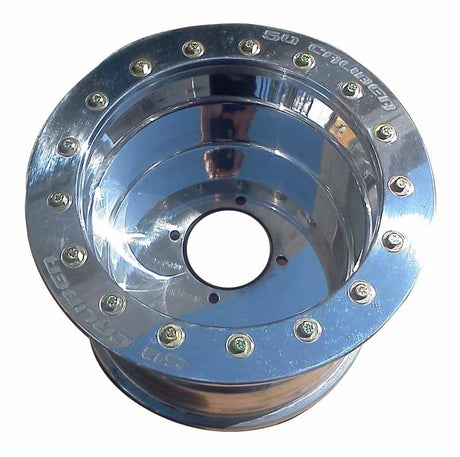 50 Caliber Racing 12x8 Beadlock wheel 4x115 .190 4/4 polished