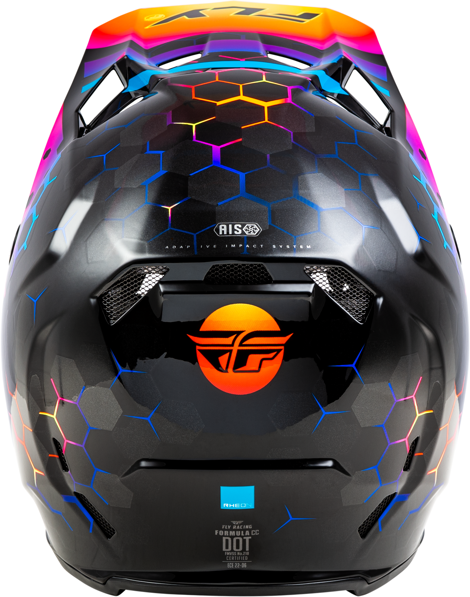 Photo of FORMULA CC TEKTONIC HELMET BLACK/SUNSET 2X by FLY RACING - Premium Helmets for UTVs / Side by Sides