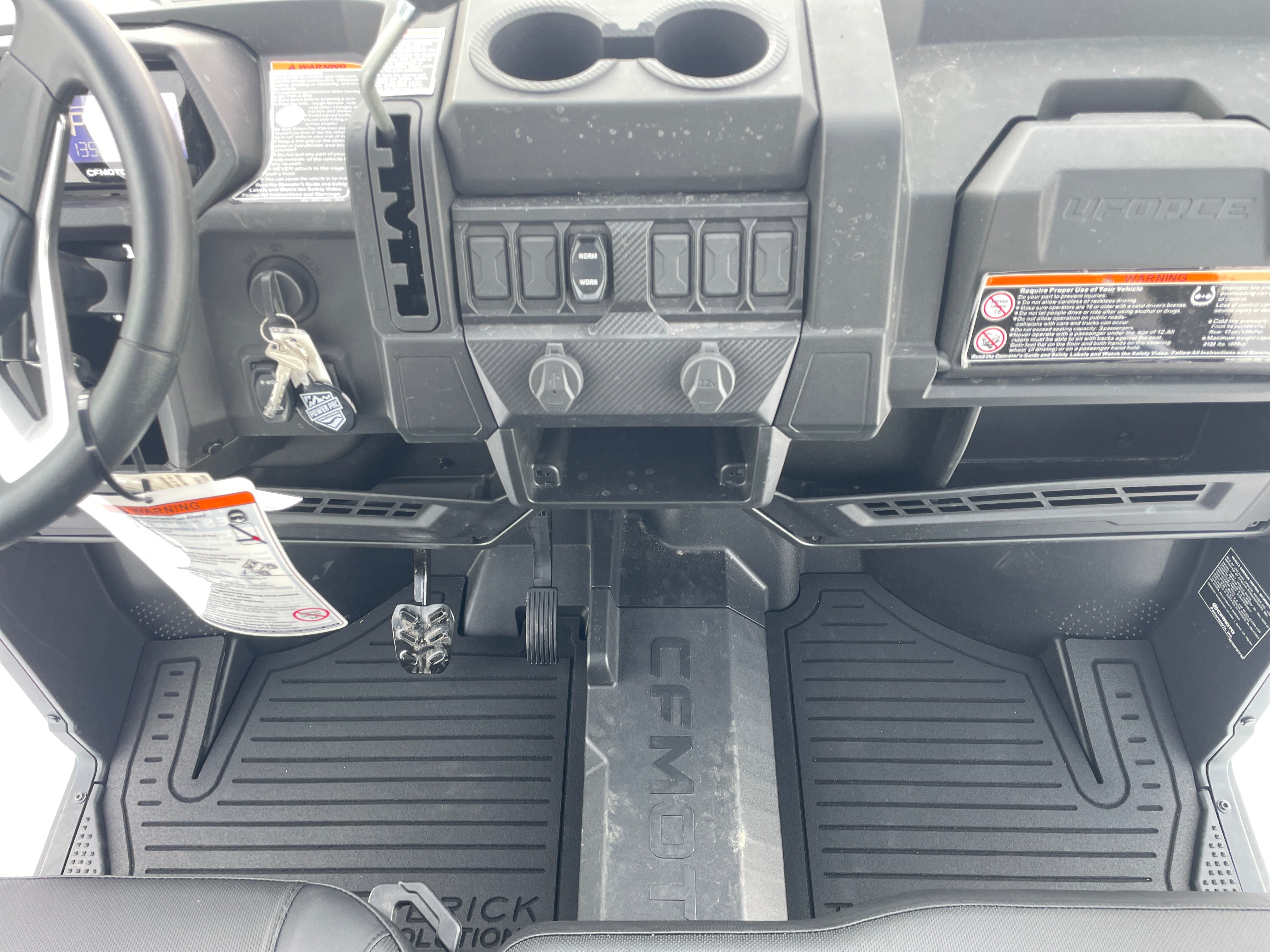 Photo of CFMOTO UFORCE 800XL Rubber Floor Mats by Terick Solutions - Premium UTV Rubber floor mats for UTVs / Side by Sides