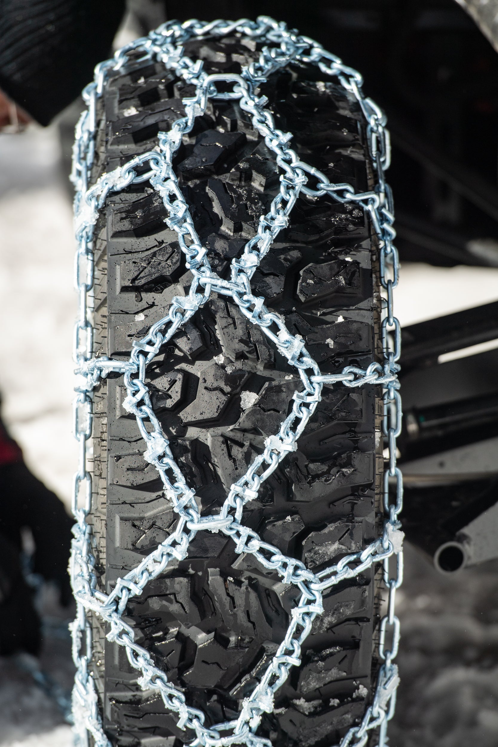Photo of DIAMOND V-BAR SNOW CHAINS 32" 32X10-14 AND 32X10-15 by SEDONA - Premium Tire/Wheel Accessories for UTVs / Side by Sides