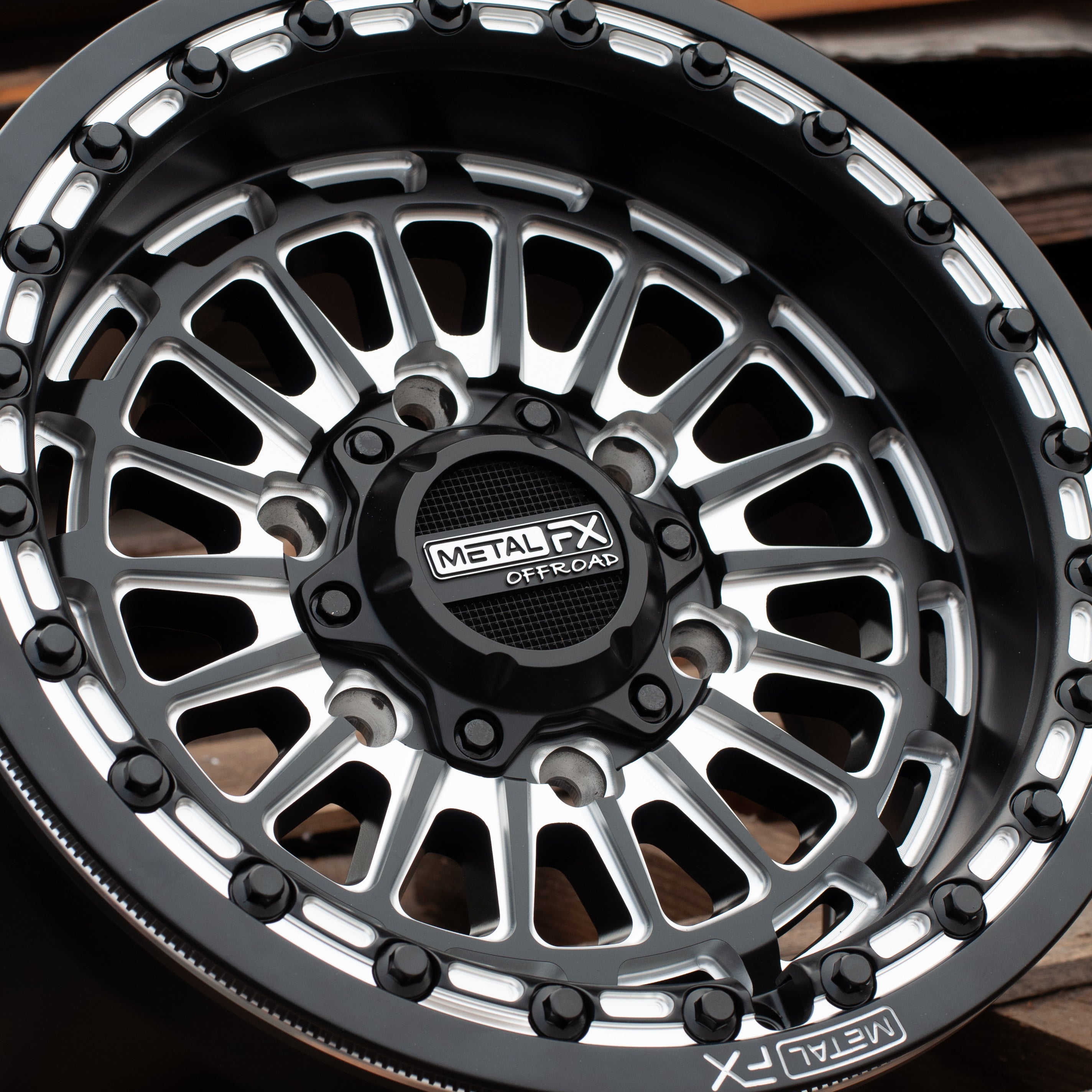 Delta 6R Beadlock - Superior Strength + Custom Style (Can-Am Maverick R 6-Lug)