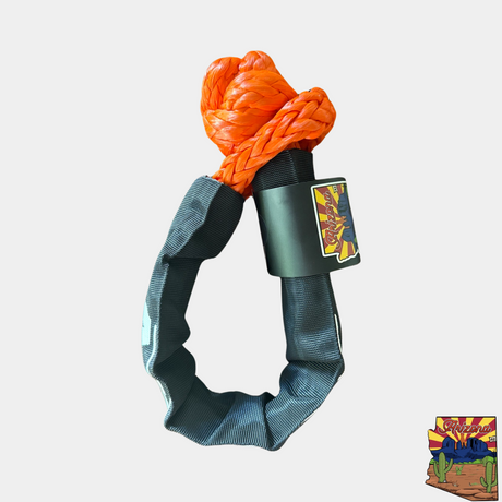 Photo of Soft Shackle 3/8'' x 22” with sleeve and bag (Single Shackle) (Lifetime Warranty) by MOJAB OFFROAD - Premium for UTVs / Side by Sides