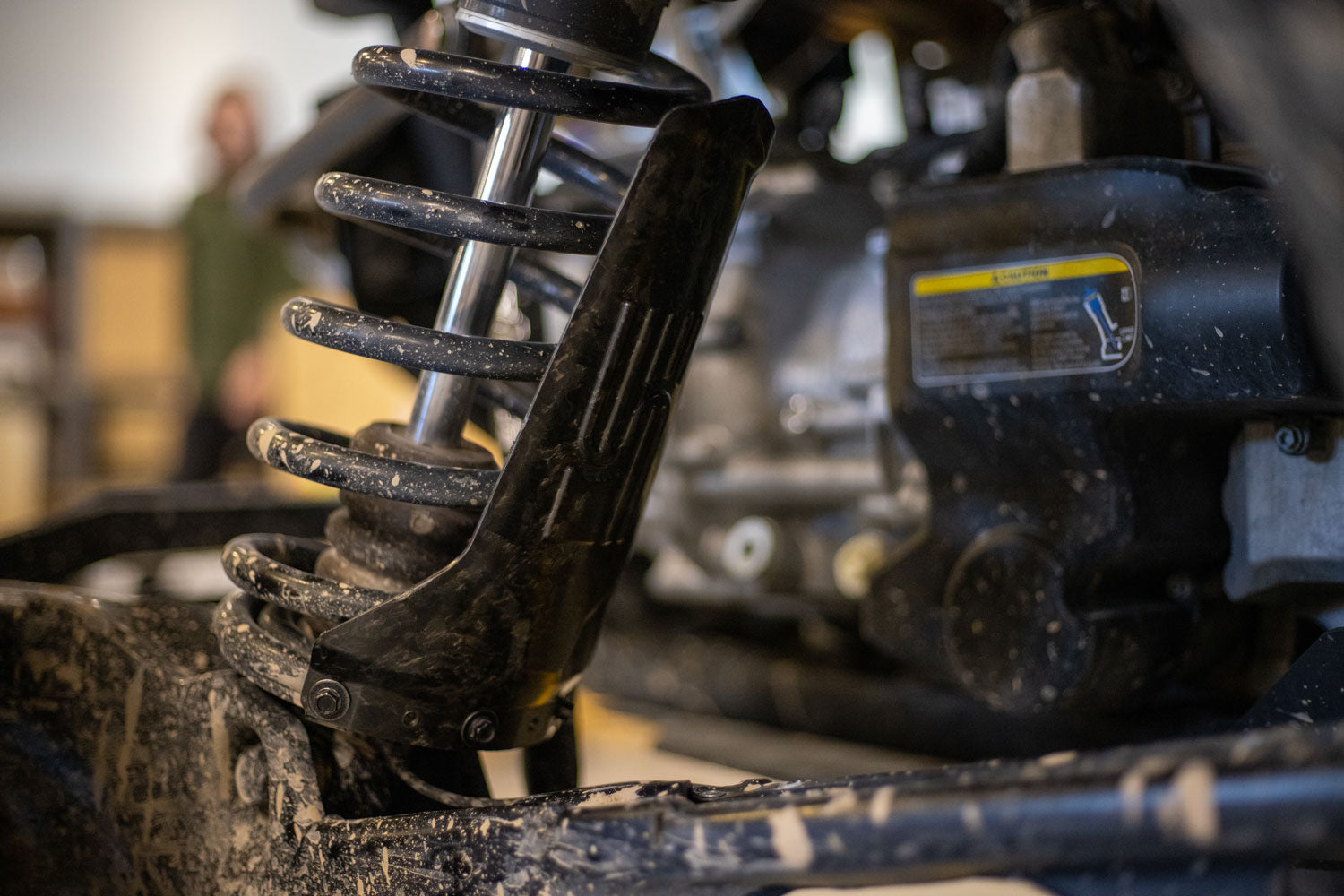 Photo of Carbon Fiber Shock Guard by Super Comp - Premium for UTVs / Side by Sides