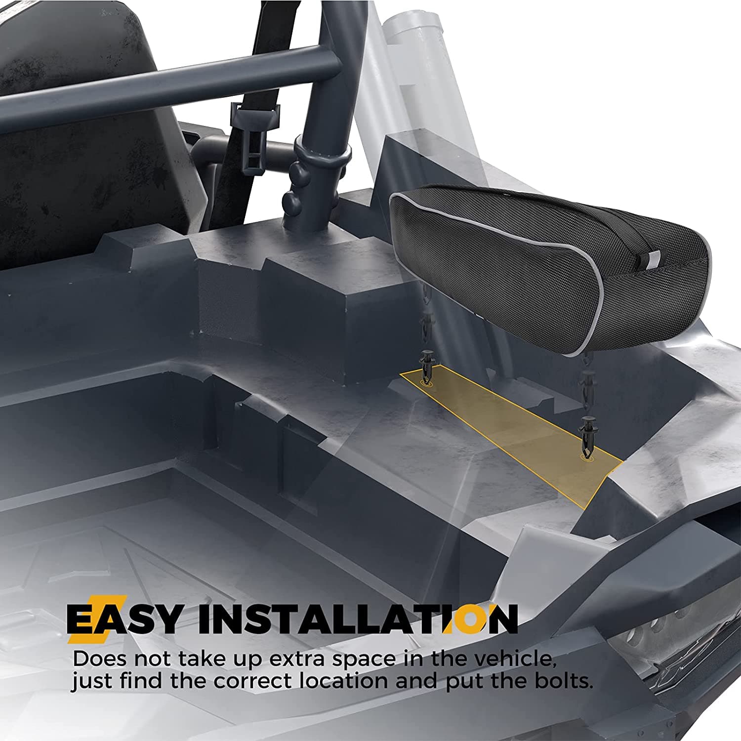 Photo of Rear Corner Bag for Polaris RZR Turbo / XP 1000 2pcs by Kemimoto - Premium for UTVs / Side by Sides