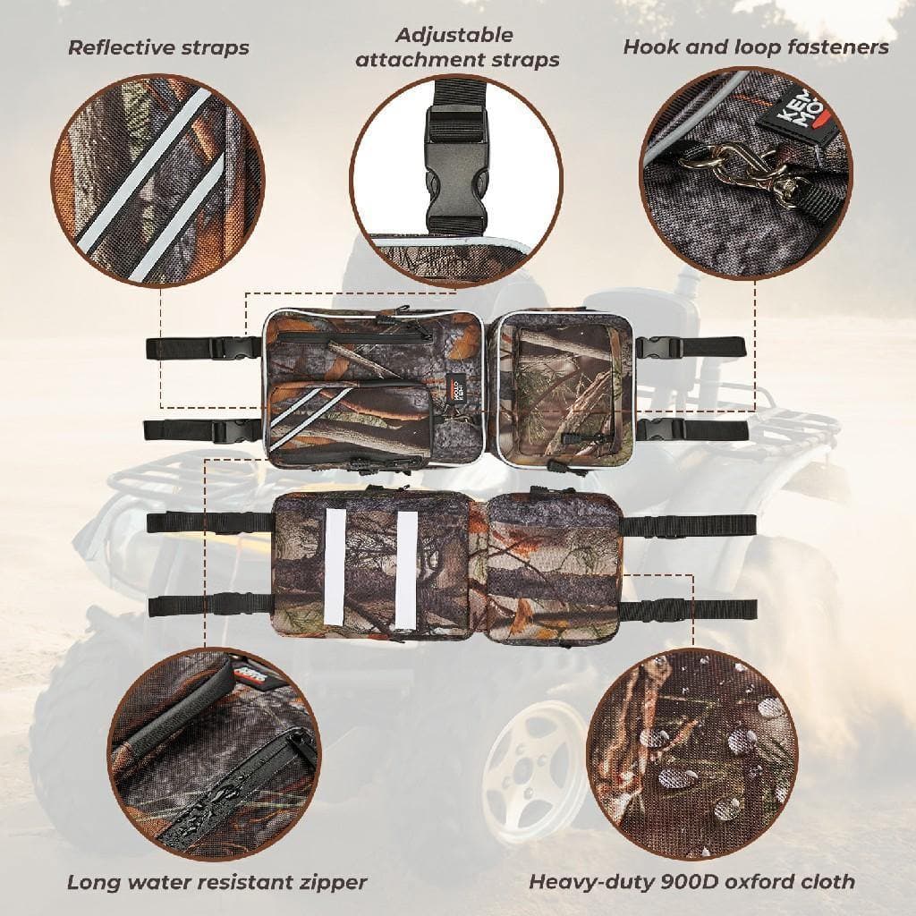 Photo of ATV Fender Bags for Honda TRX by Kemimoto - Premium for UTVs / Side by Sides