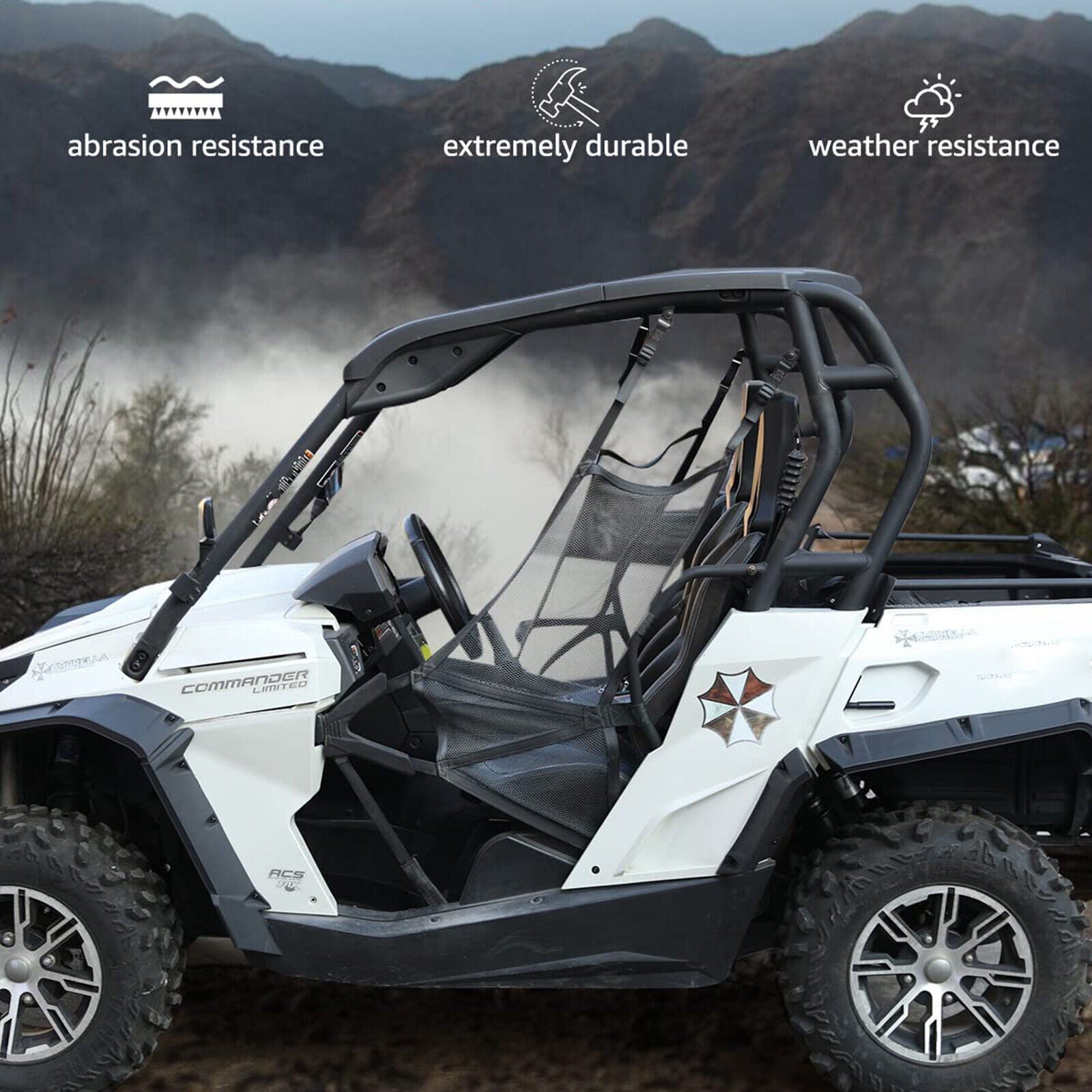 Photo of Heavy Duty Fender Flares For Can-Am Commander 2021+ by Kemimoto - Premium for UTVs / Side by Sides
