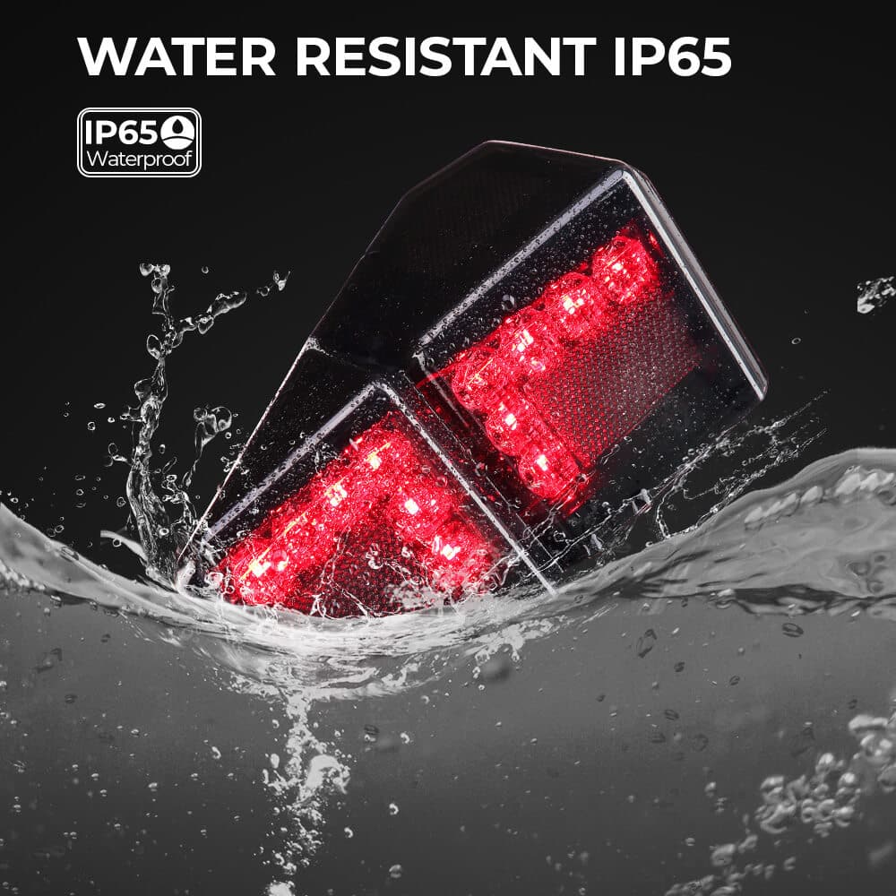 Photo of Under Seat Storage Box & Tail Light for Polaris Ranger by Kemimoto - Premium for UTVs / Side by Sides