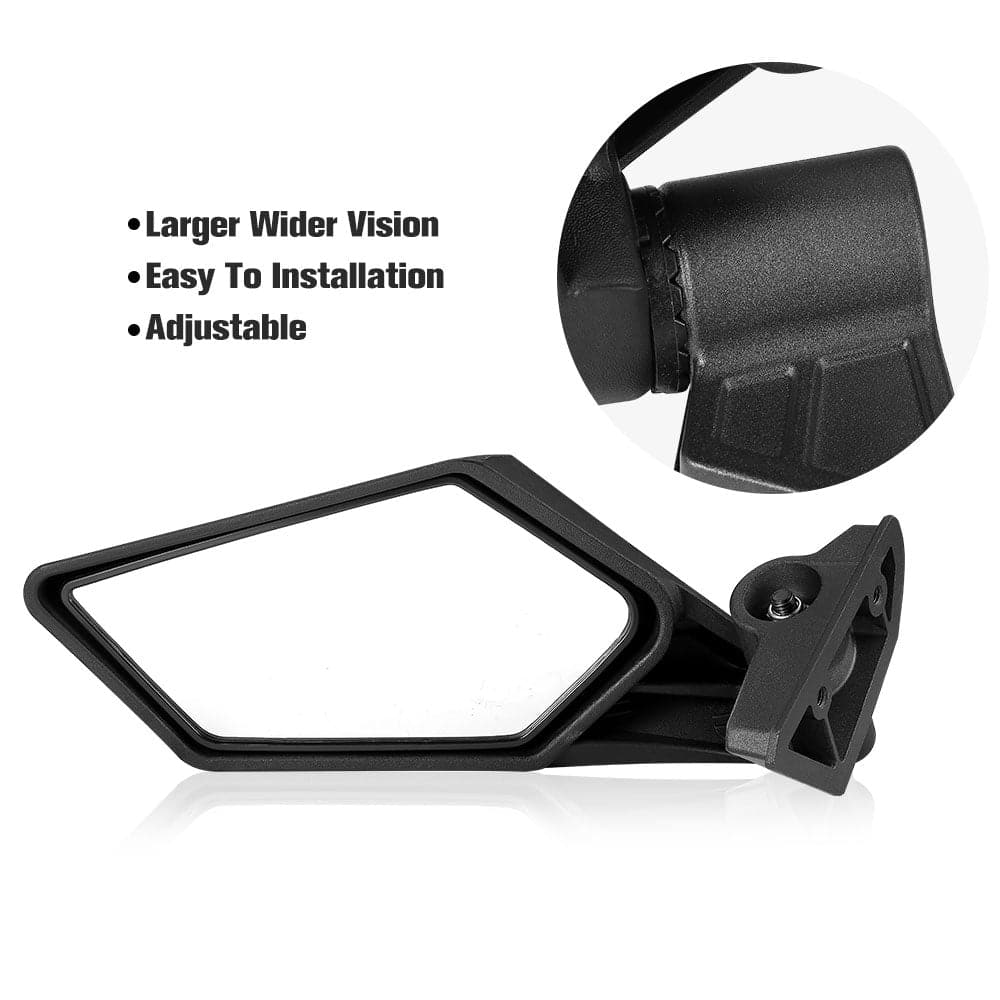 Photo of Tablet Holder & Side view Mirrors for Can-Am Maverick X3/MAX by Kemimoto - Premium for UTVs / Side by Sides