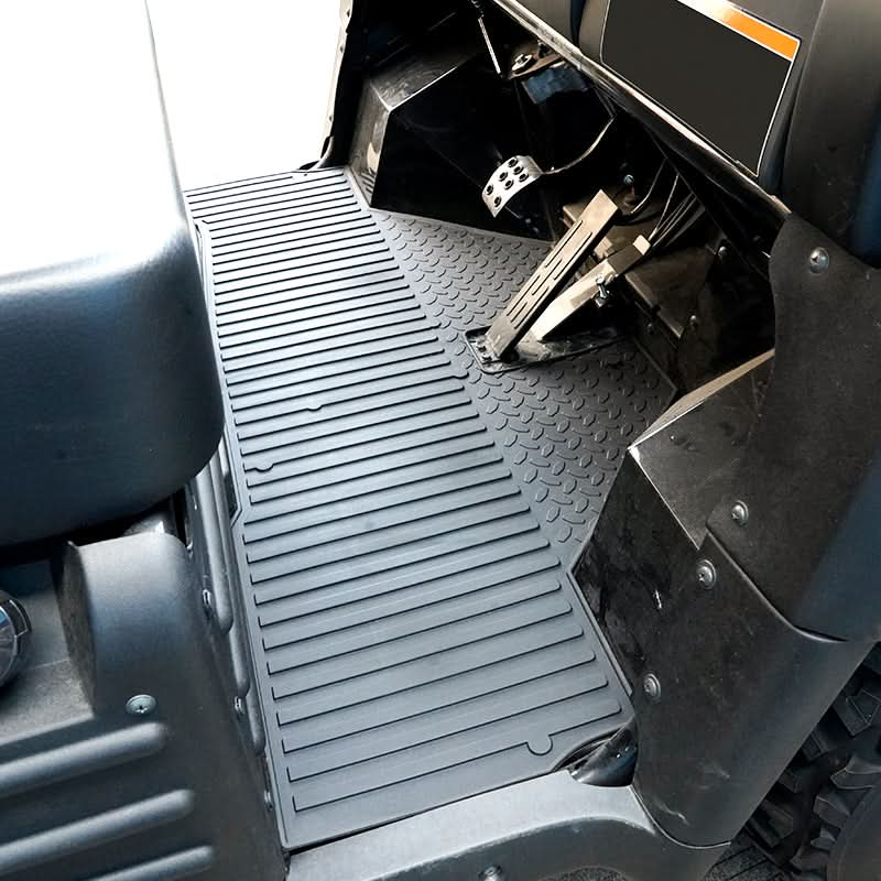 Photo of Front Floor Mats for Kawasaki Mule 4010 4000 3010 by Kemimoto - Premium for UTVs / Side by Sides