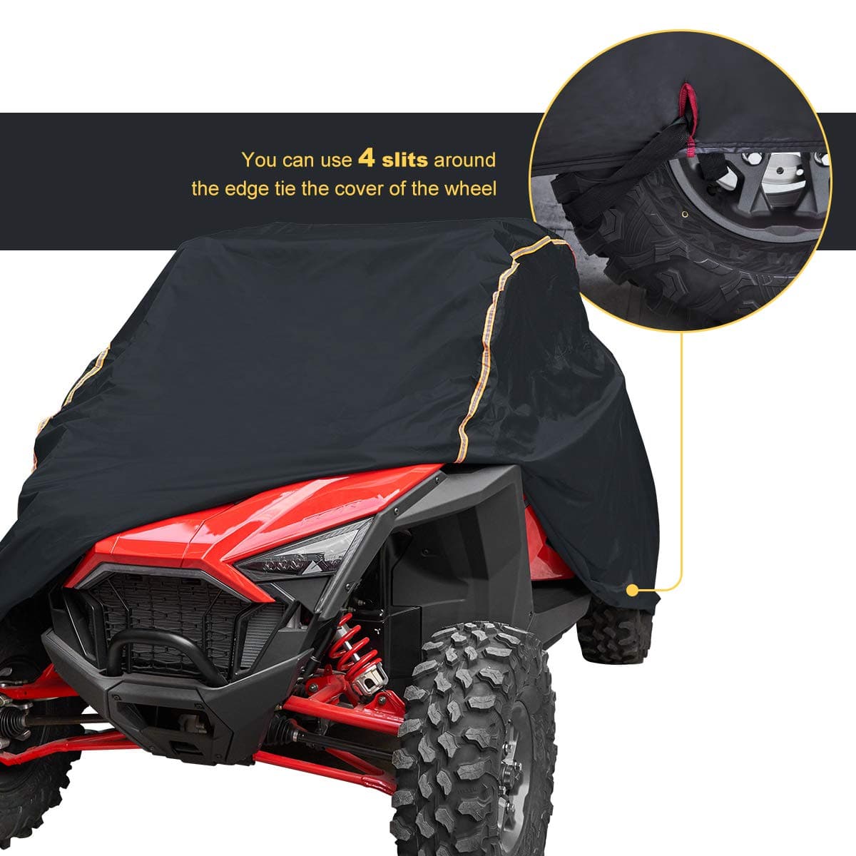 Photo of UTV Cover Heavy Waterproof for Polaris RZR PRO XP/Can-Am Maverick X3 by Kemimoto - Premium for UTVs / Side by Sides
