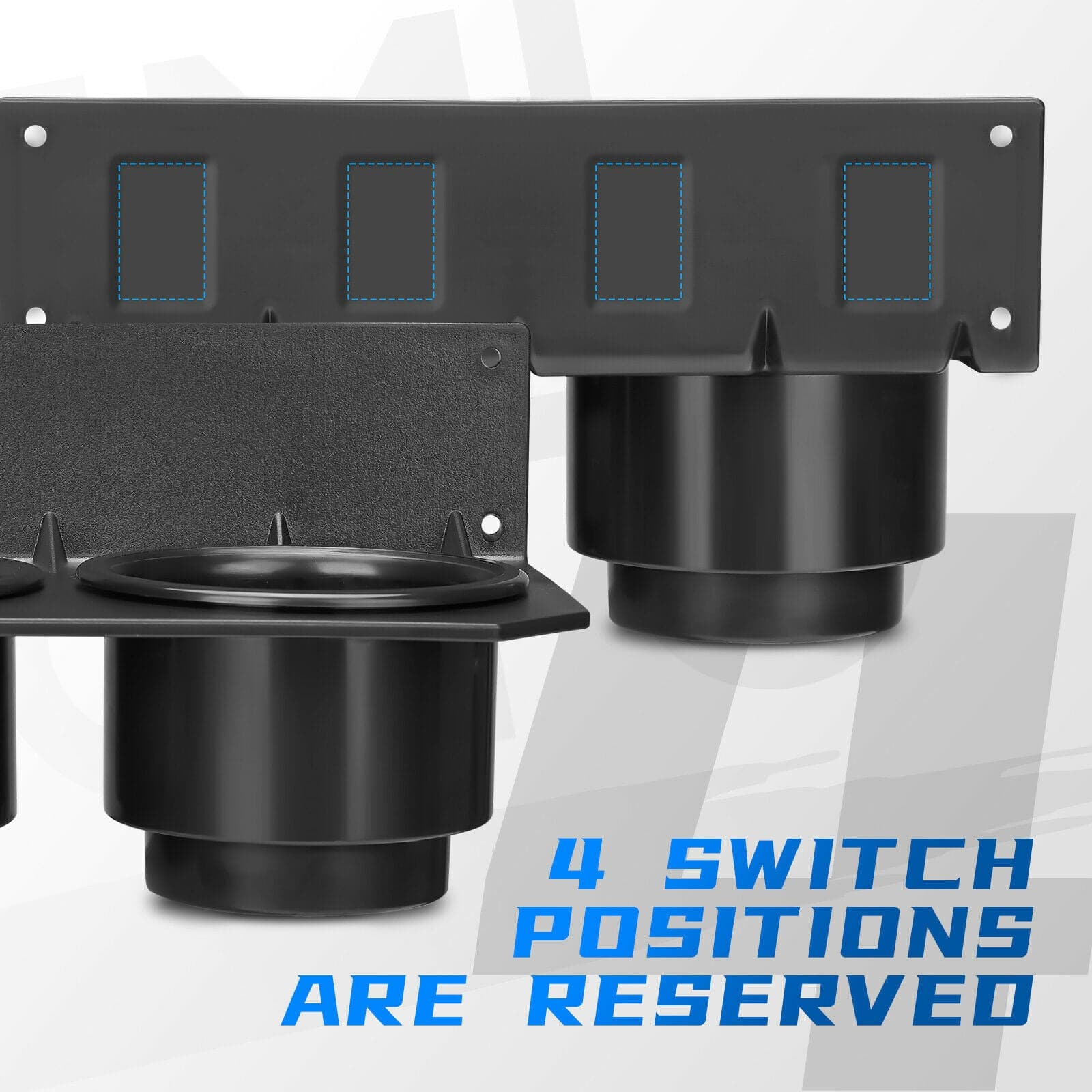 Photo of Center Dash Cup Holder for Honda Pioneer 700/700-4 2014-2023 by Kemimoto - Premium for UTVs / Side by Sides