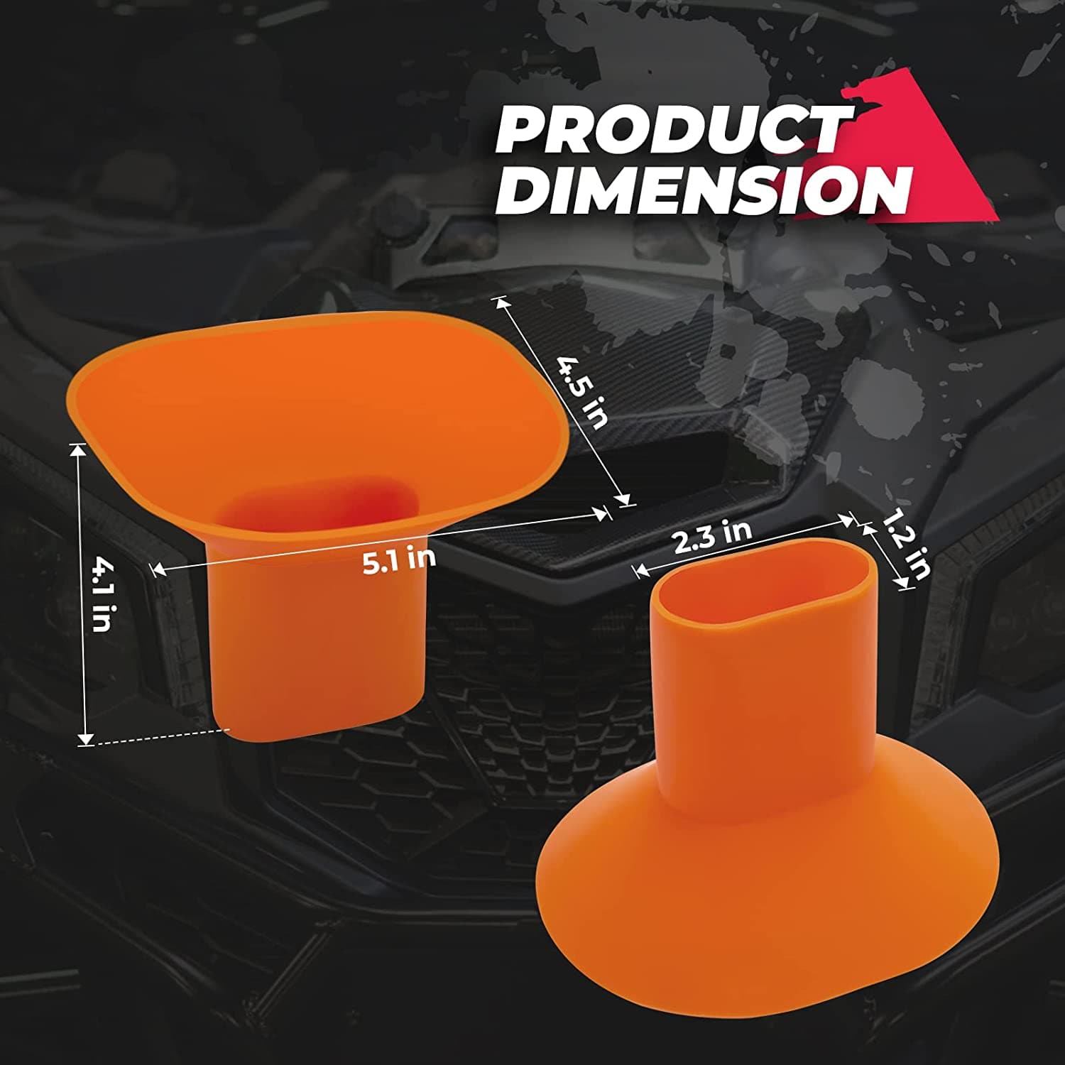 Photo of Oil Funnel For Can-am Maverick X3 Defender by Kemimoto - Premium for UTVs / Side by Sides