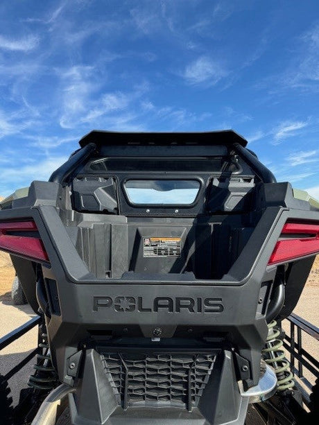 Photo of POLARIS RZR PRO S REAR WINDSHIELD W/ROCKFORD FOSGATE SYSTEM 2025+ by Dirt Warrior Accessories - Premium WINDSHIELD for UTVs / Side by Sides