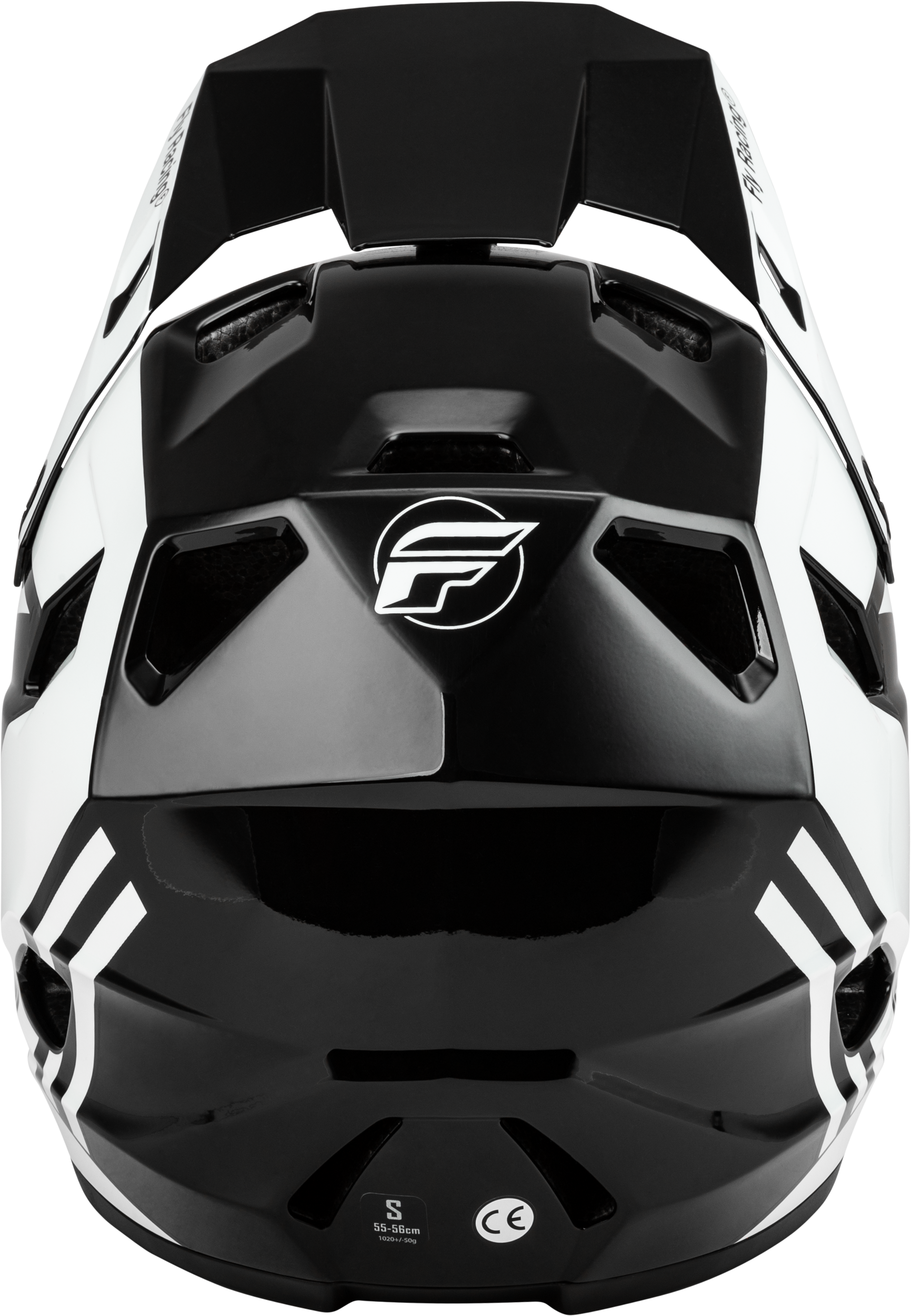 Photo of RAYCE BICYCLE HELMET BLACK/WHITE/GREY SM by FLY RACING - Premium Helmets for UTVs / Side by Sides