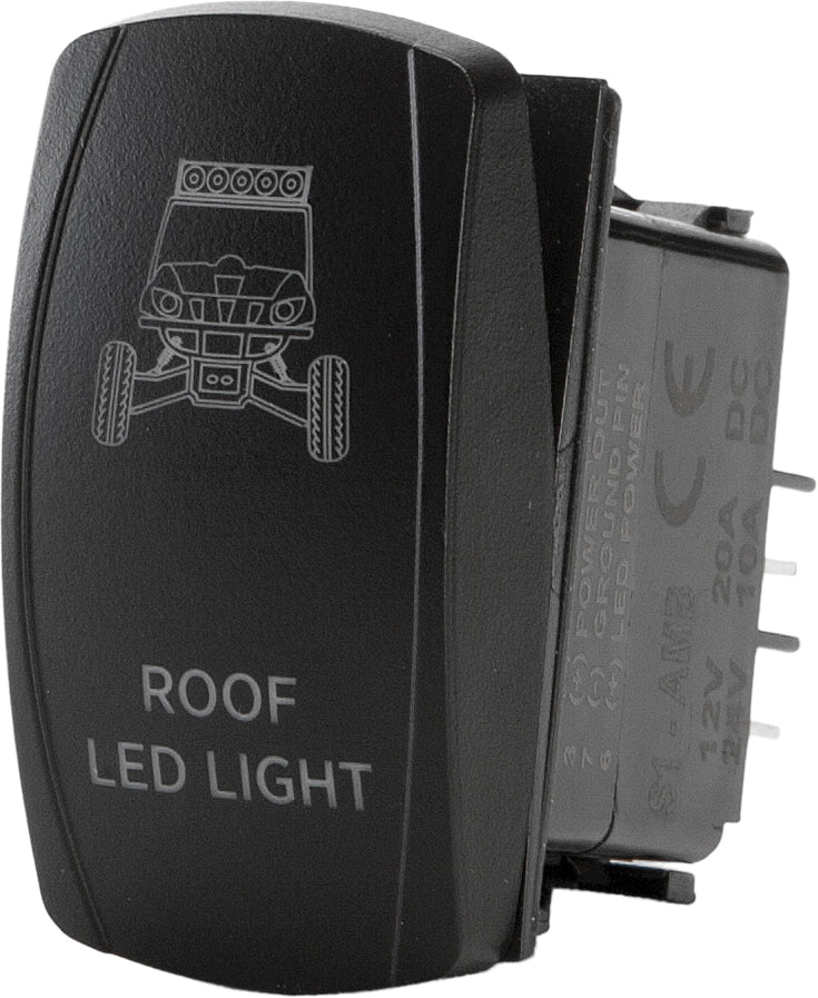 Photo of RHINO ROOF LED LIGHTING SWITCH PRO SERIES BACKLIT by OPEN TRAIL - Premium Switches for UTVs / Side by Sides