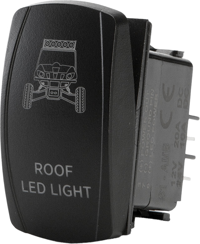 Photo of RHINO ROOF LED LIGHTING SWITCH PRO SERIES BACKLIT by OPEN TRAIL - Premium Switches for UTVs / Side by Sides