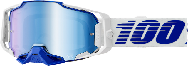 Photo of ARMEGA GOGGLE BLUE W/BLUE MIRROR LENS by 100-PERCENT - Premium Eyewear for UTVs / Side by Sides