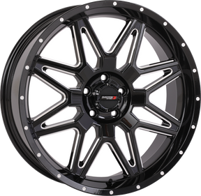 Photo of SYSTEM 3 ST7 WHEEL 20X7 4+3 (+10MM) 5/4.5 GLOSS BLACK MILLED by SYSTEM 3 - Premium Wheels for UTVs / Side by Sides