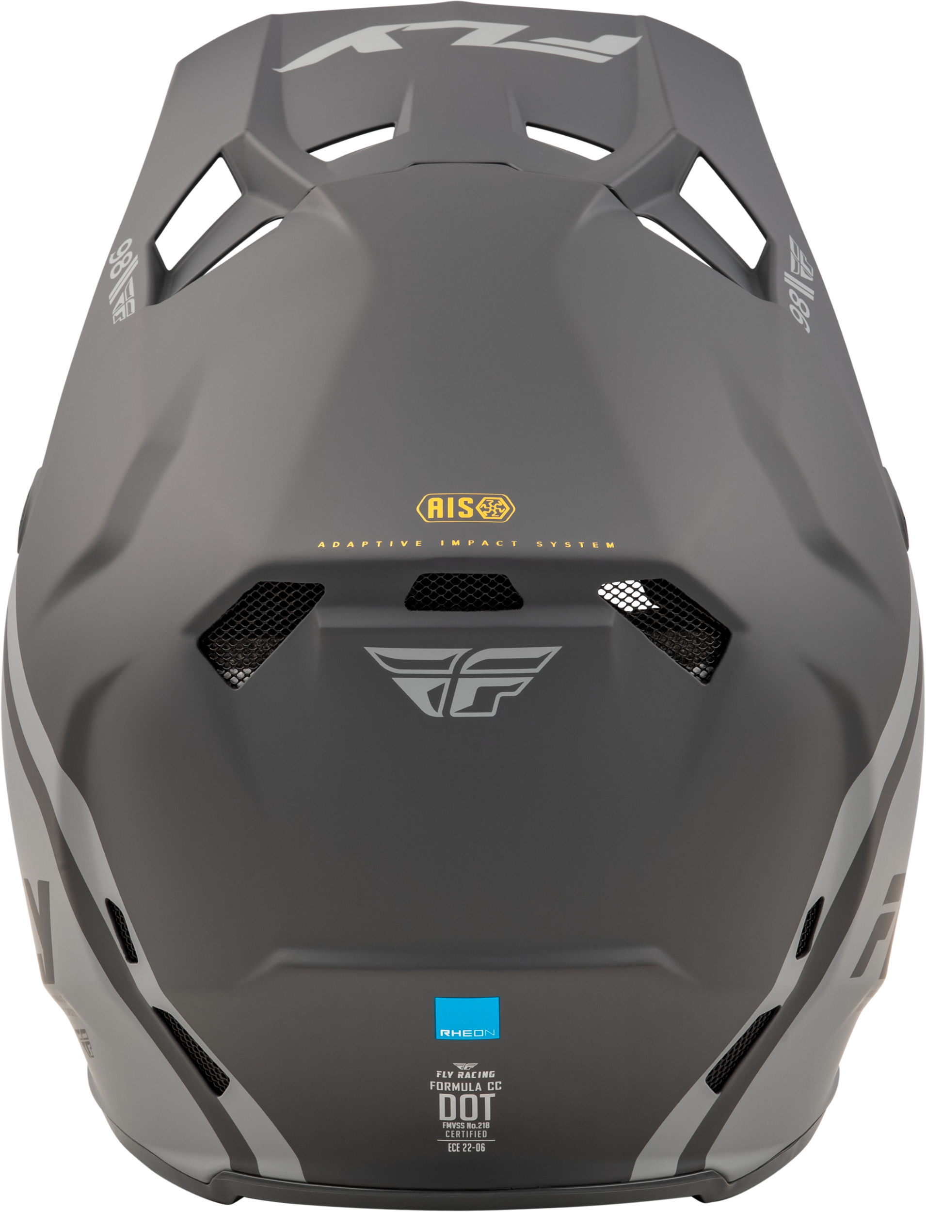 Photo of YOUTH FORMULA CC OBJECTIVE HELMET MATTE BLACK/GREY YL by FLY RACING - Premium Helmets for UTVs / Side by Sides
