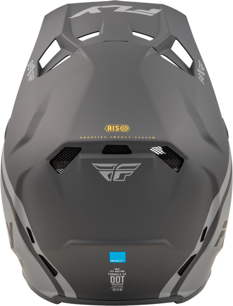 Photo of YOUTH FORMULA CC OBJECTIVE HELMET MATTE BLACK/GREY YL by FLY RACING - Premium Helmets for UTVs / Side by Sides