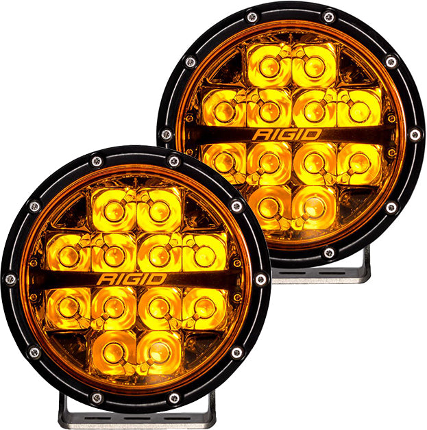 Photo of 360-SERIES 6" SPOT AMBER PRO LIGHT by RIGID - Premium Illumination for UTVs / Side by Sides