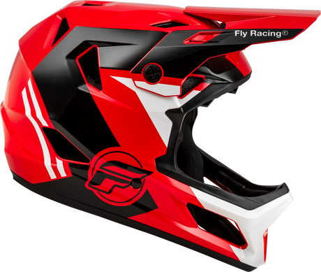 Photo of RAYCE BICYCLE HELMET RED/BLACK/WHITE XL by FLY RACING - Premium Helmets for UTVs / Side by Sides