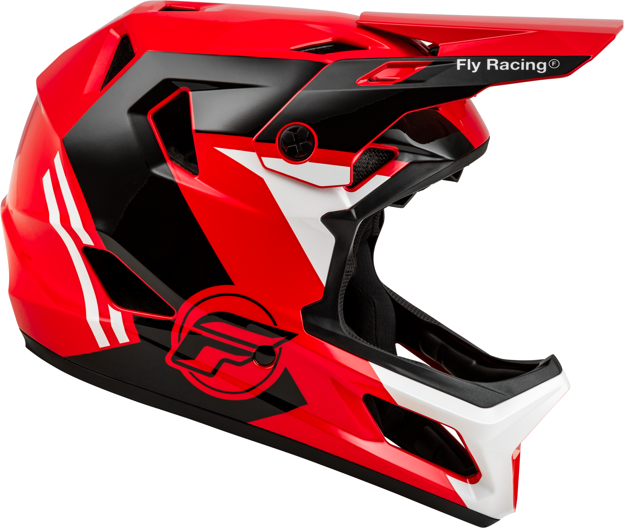 Photo of RAYCE BICYCLE HELMET RED/BLACK/WHITE XS by FLY RACING - Premium Helmets for UTVs / Side by Sides