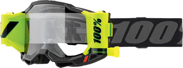 Photo of ACCURI 2 FORECAST GOGGLE BLACK CLEAR LENS by 100-PERCENT - Premium Eyewear for UTVs / Side by Sides