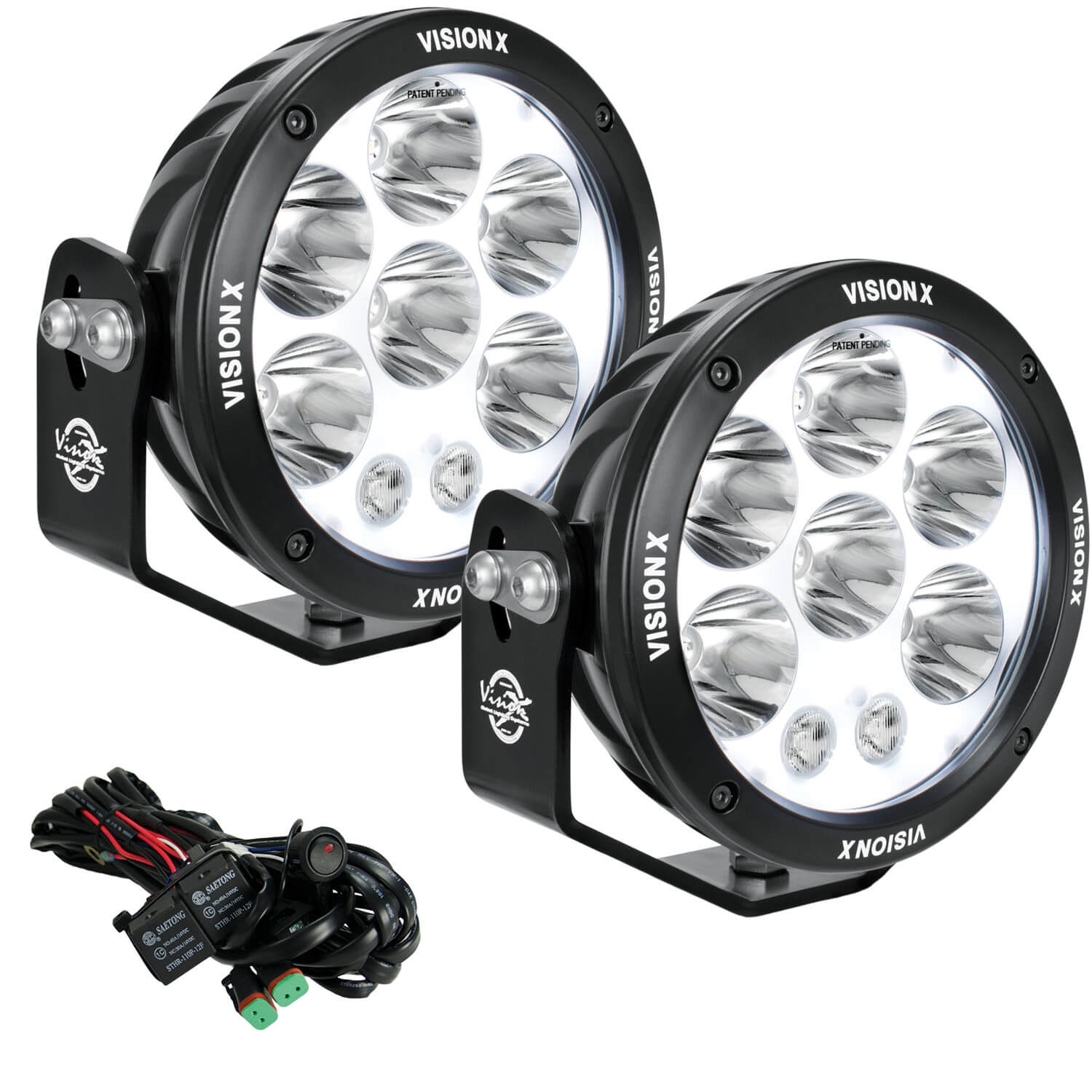 Photo of 6.7" ADV Light Cannon Kit by Vision X Off-Road - Premium LED Driving Light for UTVs / Side by Sides