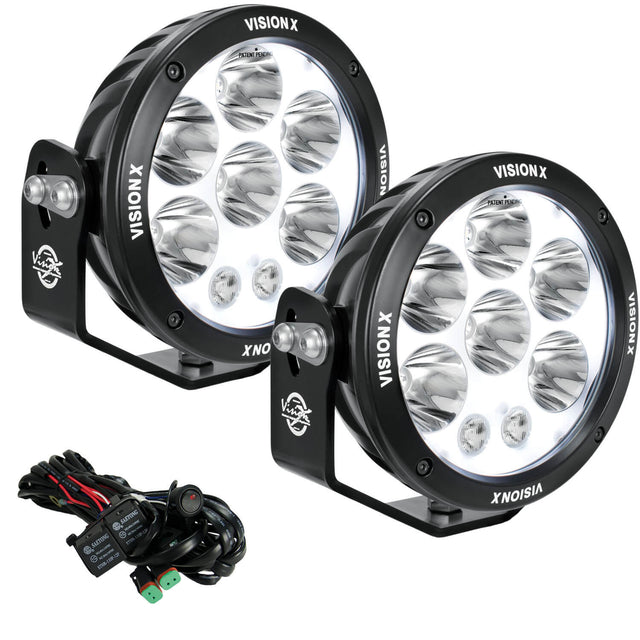 Photo of 6.7" ADV Light Cannon Kit by Vision X Off-Road - Premium LED Driving Light for UTVs / Side by Sides